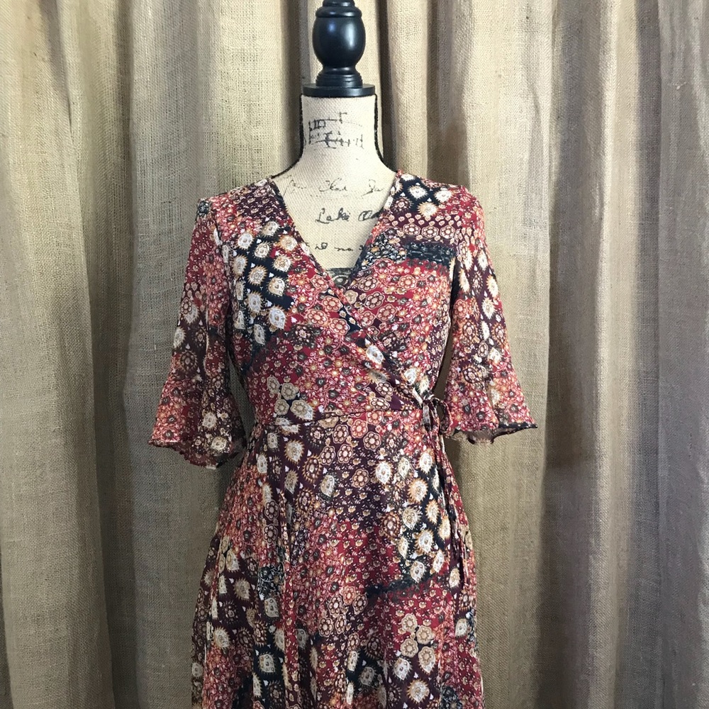 Patterned “Twirly” Dress